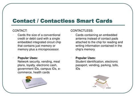 Two types of smart cards are contact and contactless. a) True b) 